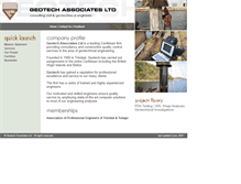 Tablet Screenshot of geotechassociates.com